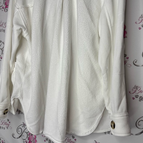 Knox rose jacket coat sweater White Button-Up Cardigan fleece soft cozy - Picture 5 of 9